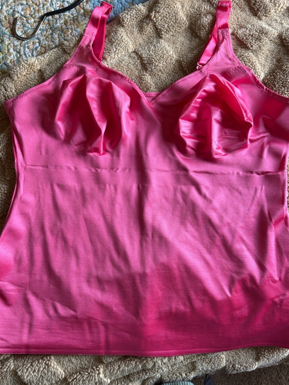 Ruby Ribbon Hot Pink Seamless Shapewear Cami